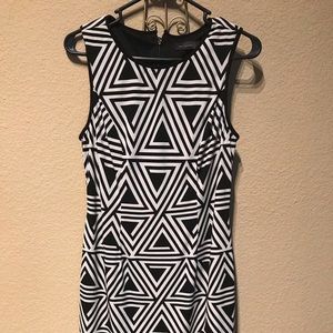 The Limited Black & White Pattern Dress